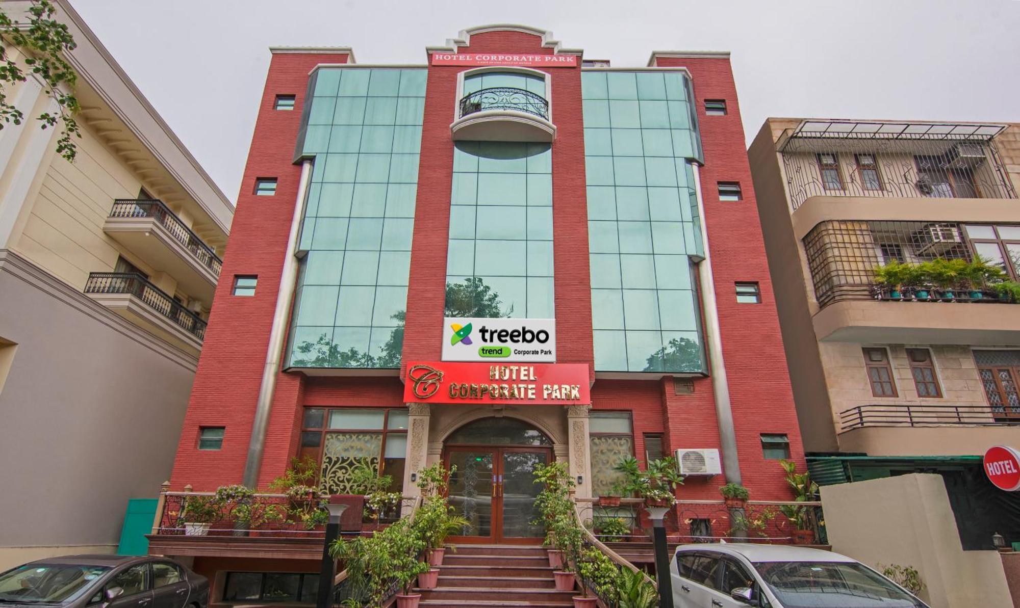 Hotel Treebo Corporate Park Nuova Delhi Esterno foto